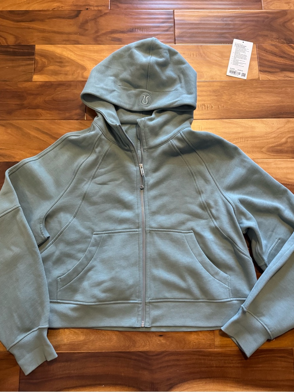 lululemon athletica Sage Green Full-Zip Scuba oversized hoodie XL/XX